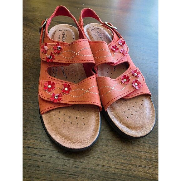 Leather Spring Step Women's Ceri Flat Sandal made in Italy size 7.5 - Picture 7 of 16